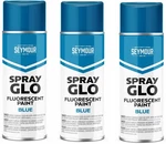 Spray Glo 16-1621 Fluorescent Paint Blue 12OZ High-visibility Marking 3-PK New. Price: $30.00.