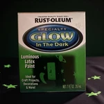 Rust-oleum 214945 Specialty Glow The Dark Luminous Latex Paint 7OZ New. Price: $15.84.
