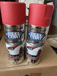 2 Rust-oleum 383780 Metallic Spray Peelable Rubber Coating*matte Red New. Price: $24.55.