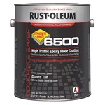 Rust-oleum S6571413 Gal Floor Coating, High Gloss Finish, Dunes Tan, Solvent New. Price: $105.99.