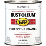 Rust-oleum Stops 7790502 Enamel Paint, Oil, Flat, White, 1 Qt, Can, New. Price: $34.61.