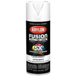 Krylon K02753007 Spray PAINT,WHITE,SATIN,12 Oz. 55EG80 New. Price: $15.42.