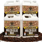 Mulch Glue 4 Gallon Clear Drying Safe Landscaping Petra Max Lockscape Gals New. Price: $369.99.