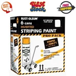 P2593849-6PK Professional Inverted Striping Spray Paint, 18 Oz, White, Pack New. Price: $65.00.