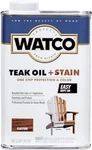 348758 Teak Oil + Stain, Quart, Flagstone New. Price: $36.99.