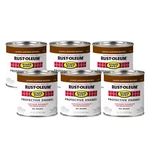Rust-oleum 7775730-6PK Stops Brush On Paint, Half Pint, Gloss Leather Br... New. Price: $72.59.