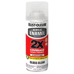 Rust-oleum 271913 12 Oz. Clear Gloss Acrylic Enamel Auto Body Paint/primer New. Price: $9.45.
