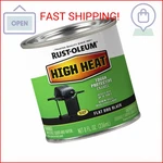 Rust-oleum 7778730 High Heat Brush Protective Enamel Paint, Half Pint, Flat Bbq New. Price: $22.04.