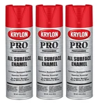 Cans Krylon Professional All-surface Spay Paint Enamel 15 Oz. Safety Red 5923 New. Price: $34.60.