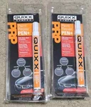 Lot Of Two New Quixx 10050 Paint Repair Pen Fills Prevents Further Damage K!. Price: $21.50.