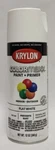 12 Oz Krylon 5548 Flat White Colormaxx Paint Primer Spray Rust Prevention New. Price: $14.35.