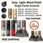 Scorch Torch Easy Metal Finish Lighter Single Flame Adjustable New. Price: $161.61.