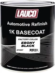 Lauco 1K Basecoat Ebony Black Auto Paint Gallon Spray Gun Ready Gloss New. Price: $119.99.