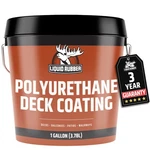 Liquid Rubber Polyurethane Deck Coating 128 Fl Oz (pack Of 1), Textured White New. Price: $128.08.