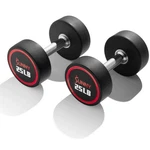 Premium Polyurethane Round Dumbbells With Diamond Knurled Handle, 25 Lb (pair) New. Price: $199.99.