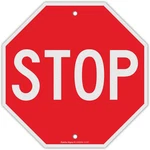 Reflective Stop Sign 12X12 Rust-free Aluminum Uv Waterproof Weather Resistant New. Price: $14.99.