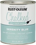 Rust-oleum 285139 Ultra Matte Interior Chalked Paint 30 Oz Serenity Blue New. Price: $29.99.