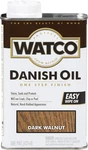Watco 65851 Danish Oil Wood Finish, Pint, Dark Walnut New. Price: $19.98.