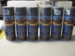 6- Aervoe Rust Proof Spay Paint. 12OZ.CANS.GRAY Metal, Wood, Plastic Open. Price: $30.00.