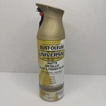 Rust Oleum Universal Paint And Primer Matte Sunlit Brass 11 Ounce All Surface New. Price: $17.19.