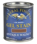 General Finishes Oil Base Gel Stain, 1 Quart, Antique Walnut New. Price: $87.05.