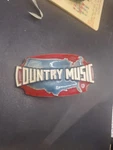 Indiana Metal Craft 1980 Vintage Country Music Enameled Belt Buckle F91 New. Price: $24.99.