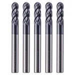 Bestparts High Performance 5PCS Solid Carbide Ball Nose End Mills, Altin Coat... New. Price: $79.25.