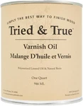 Tried & True Superior Varnish Oil Wood Finish, Quart - Natural Pine New. Price: $83.49.