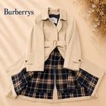 Burberry Trench Coat Single Breasted Nova Check Beige 90CM Length Size 7AP Pre-owned. Price: $240.59.