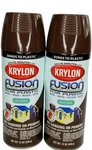 Krylon Fusion For Plastic Wood Metal Spray Paint Espresso 12 Oz 2340 Set Of New. Price: $49.93.