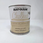 Rust-oleum Chalked Ultra Matte Amarillo Lino ( Linen Yellow ) Paint Open. Price: $19.99.