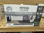 Rust-oleum Home Floor Coating Ultra White Tint Base Matte Kit New. Price: $44.99.