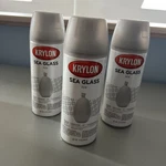 3 Krylon K09056007 Sea Glass Spray Paint, Ice, 12 Oz. New. Price: $49.99.