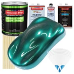 Dark Teal Metallic Voc Slow Prem Paint 1 Gal Kit Urethane Basecoat Clearcoat New. Price: $436.99.