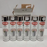 (6)- Krylon 8 Oz. Premium Foil Metallic Silver Spray Paint Model: K01060007 New. Price: $49.99.