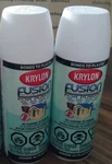 New Krylon Fusion Spray Paint For Plastic Satin White Color 42420 Discontinued. Price: $89.99.