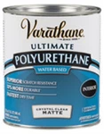 Varathane 262074 Transparent Water-based Polyurethane 1 Qt. (pack Of 2) New. Price: $45.79.