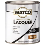 Watco Satin Lacquer Wood Finish Qt. Clear Oil-based Durable Fast Dry 63241 New. Price: $28.49.