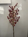 Worth Imports 31" Weatherproof Outdoor Red Berry, Set Spray Open. Price: $10.29.