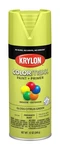 Krylon K05512007 Colormaxx Spray Paint And Ounce (pack Of 1), Citrus Green New. Price: $19.63.