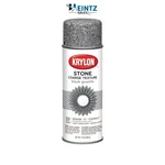 Krylon 18201 Coarse Stone Texture Finish Spray Paint, Black Granite, 12 Ounce New. Price: $23.99.