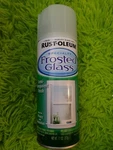 Rust-oleum 257465 Frosted Glass Spray Finish Sea 11 Oz. 70% Full Used. Price: $24.65.
