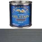 General Finishes Gray Gel Stain 1/2 Pint New. Price: $20.99.