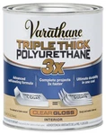 Varathane Triple Thick Polyurethane Clear Wood Finish Selfleveling Formula New. Price: $32.80.