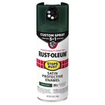 Rust-oleum Stops 5-IN-1 Indoor/outdoor Satin Hunter Green Oil-based New. Price: $60.95.