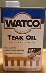 Watco Teak Oil Finish- A67141 Quart One Step Penetrates And Protects New. Price: $33.15.