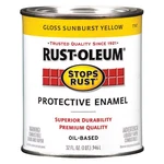 Rust-oleum 7747502 Enamel Paint,sun YELLOW,SOLVENT,1 Qt. 39DP15 New. Price: $26.93.