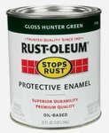 Rust-oleum Gloss Hunter Green 1QT Stop Protective Enamel Oil-based 7738-502 New. Price: $27.99.
