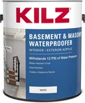 Kilz Basement And Masonry Waterproofing Paint, Interior/exterior, White, 1 Gallo New. Price: $55.44.