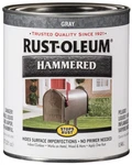 7214502 Stops Rust Hammered Finish Paint, Quart, Gray New. Price: $47.18.
